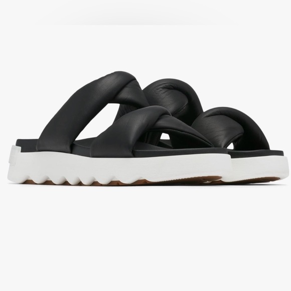 SOREL Viibe Puff Platform Sandal Sz 9.5 - Picture 4 of 6